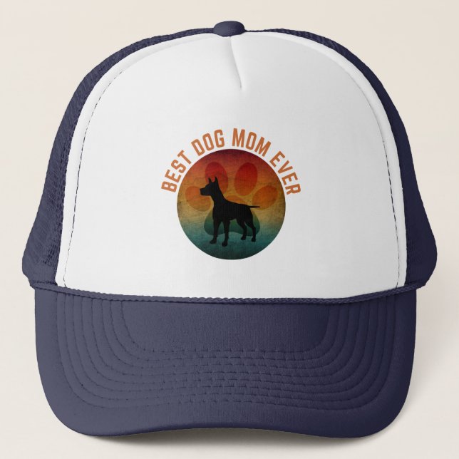 best dog mum ever  trucker hat (Front)