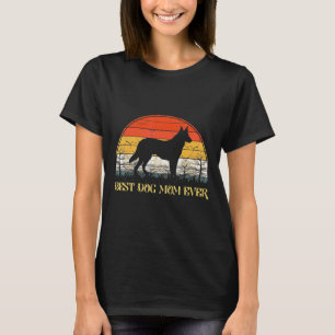 Best Dog Mum Ever Vintage German Shepherd Dog T-Shirt