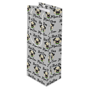 Best Dog Mum Ever Wine Gift Bag