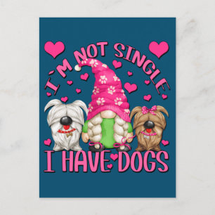 Best Dog Mum Gnome Funny Dog Saying For Women Postcard