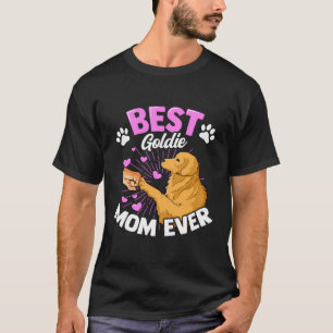 Best Dog Mum Golden Retriever T-Shirt