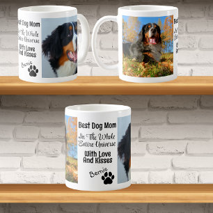 Best Dog Mum Personalised 2 Photo Coffee Mug