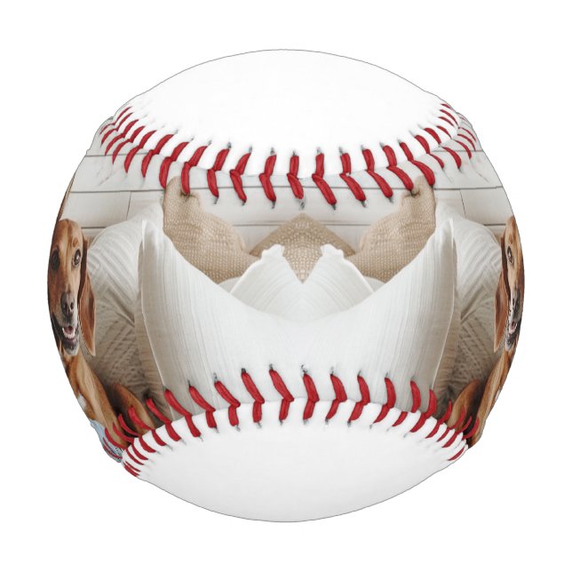 Best Dog Mum: Personalised Dog Photo Mother's Day Baseball (Front)