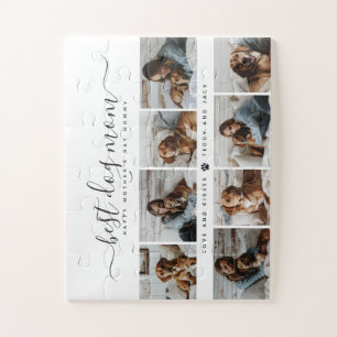 Best Dog Mum: Personalised Dog Photo Mother's Day Jigsaw Puzzle