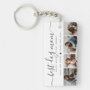 Best Dog Mum: Personalised Dog Photo Mother's Day Key Ring