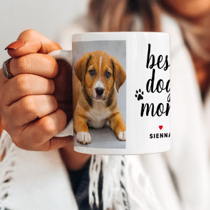 Best Dog Mum Personalised Mothers Day Pet Photo Coffee Mug