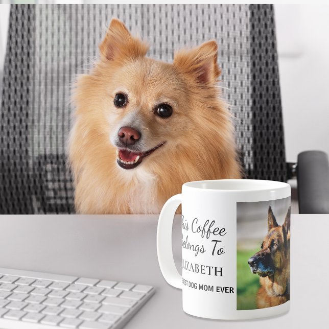 Best Dog Mum Personalised Photo Coffee Mug (Creator Uploaded)