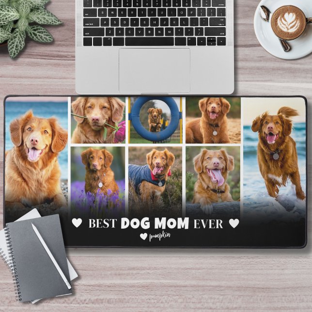 Best Dog Mum Photo Desk Mat (Best Dog Mom Photo Desk Mat)