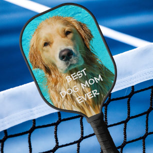 Best Dog Mum Photo Pickleball Paddle