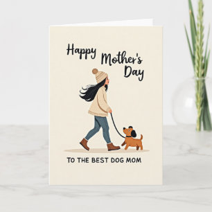 Best Dog Mum Sketch Card