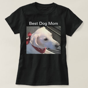 Best Dog Mum White Labrador Retriever Mix Black T-Shirt