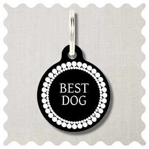 Best Dog of Honour Wedding Pet ID Tag