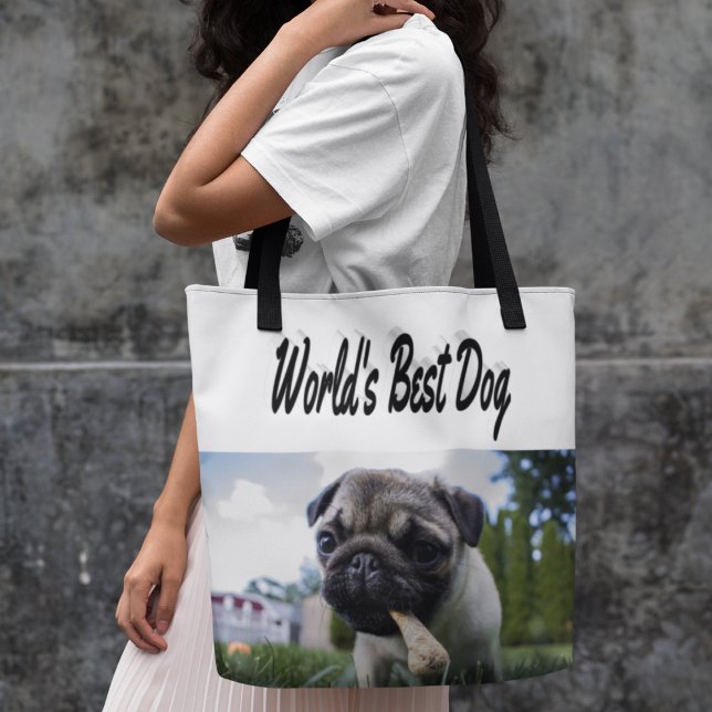 Best Dog Photo   Tote Bag (Creator Uploaded)