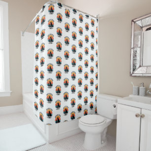 Best Dog Sitter Ever Funny Pet Care Gift Men Women Shower Curtain