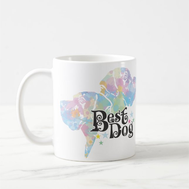Best Dog "spoted" Coffee Mug (Left)