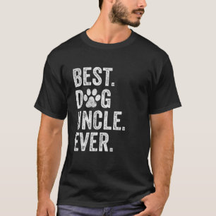 Best Dog Uncle Ever Funny Father's Day Vintage T-Shirt