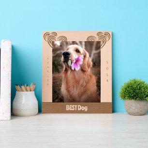 BEST Dog Wedding Etched Frames