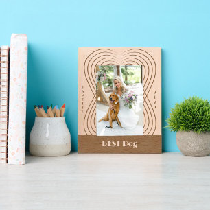 BEST Dog Wedding Etched Frames