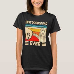 Best Doodle Dad Ever Goldendoodle Dog Dad Father' T-Shirt