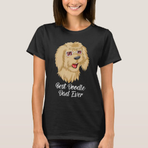 Best Doodle dad Ever Goldendoodle For dad fathers  T-Shirt