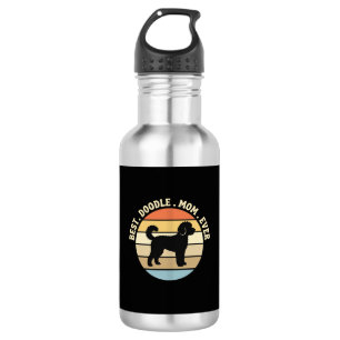 Best Doodle Mum Ever Retro Dog 532 Ml Water Bottle
