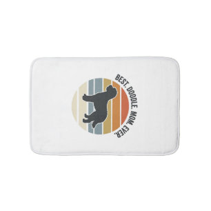 Best Doodle Mum Ever Vintage Dog Mum Design_1 Bath Mat