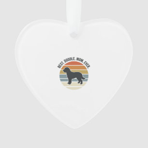 Best Doodle Mum Ever Vintage Dog Mum Design_1 Ornament