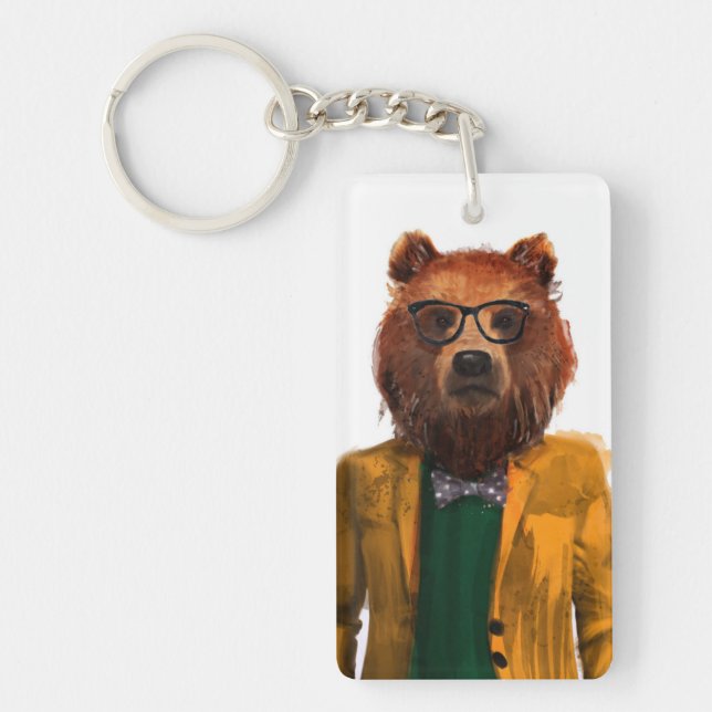 Best Dressed Bear Key Ring (Front)