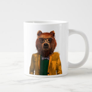 Best Dressed Bear Large Coffee Mug