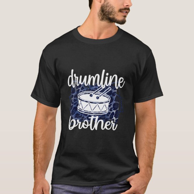 Best Drumline Brother Drumline Bro T-Shirt (Front)