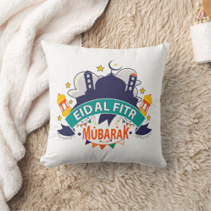 Best Eid Gift For Muslims - Eid Al-Fitr Al Mubarak Cushion