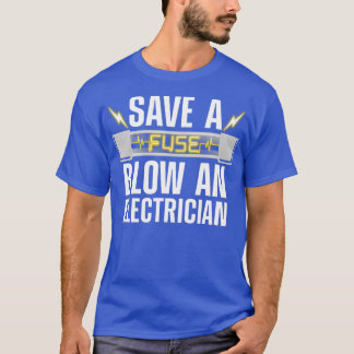 Best Electrician Art Men Women Professional Linema T-Shirt