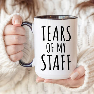 Best Employer Day Gift Tears of My Staff Coworker Mug