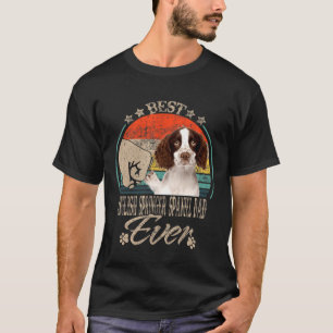 Best English Springer Spaniel Dad Vintage Fist Bu T-Shirt
