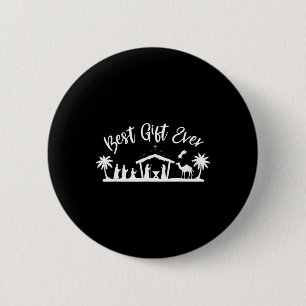 Best Ever Christmas Cool Jesus Nativity Scene Chri 6 Cm Round Badge