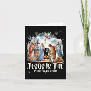Best Ever Christmas Cool Jesus Nativity Scene Chri Card