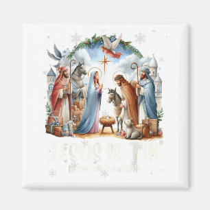 Best Ever Christmas Cool Jesus Nativity Scene Chri Magnet