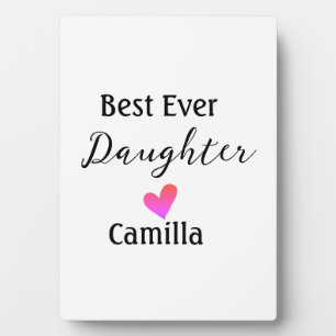 Best ever daughter add name dad mum daughter day l plaque