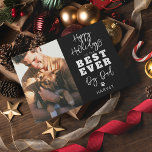 Best Ever Dog Dad | Photo Holiday Card<br><div class="desc">This Christmas, let's celebrate our four-legged best friends and the humans who love them unconditionally. Check out our 'Happy Howlidays' card, personalised with your pup's name and a favourite photo. Perfect for gifting the world's best dog dad! With an added paw print to seal the deal, this isn't just a...</div>