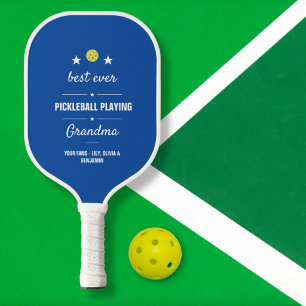 Best Ever Pickleball Playing Grandma Custom  Pickleball Paddle