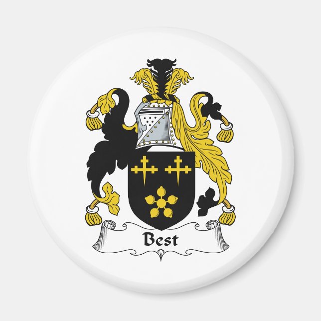 Best Family Crest Magnet (Front)