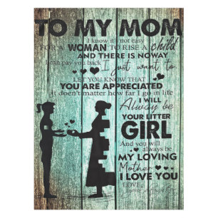 Best Family Decoration Letter For Mum Tablecloth