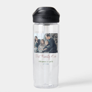 Best family ever add family name picture date year water bottle