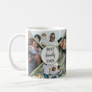 Best family ever personalised photo collage Mug