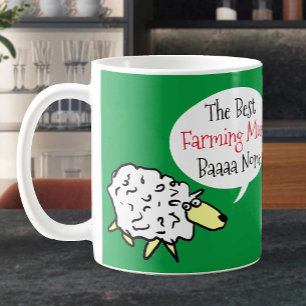 Best Farming Mum. Mum Runs a Farm. Fun Coffee Mug
