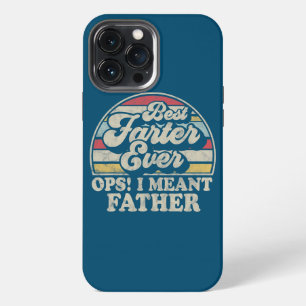 Best Farter Ever Oops I Meant Father Retro Style iPhone 13 Pro Max Case