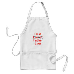 Best Farter Father Ever Black Blue Red Standard Apron