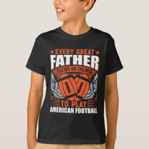Best Father American Football  T-Shirt