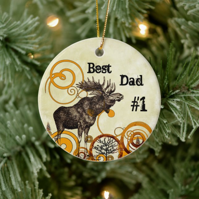 Best Father Award Ornaments (Tree)