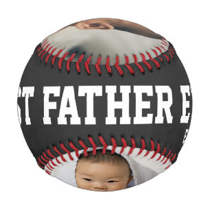 Best Father Ever Photo Father's Day Baseball